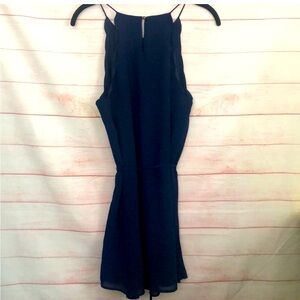 Naked Zebra Navy Blue Dress Size M